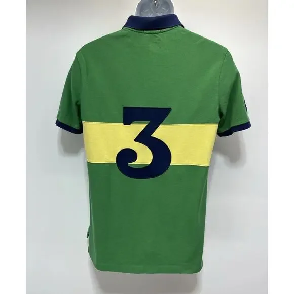 Polo Ralph Lauren Club Mens M Classic Fit Short Sleeve Pony Equestrian Shirt - Picture 2 of 7